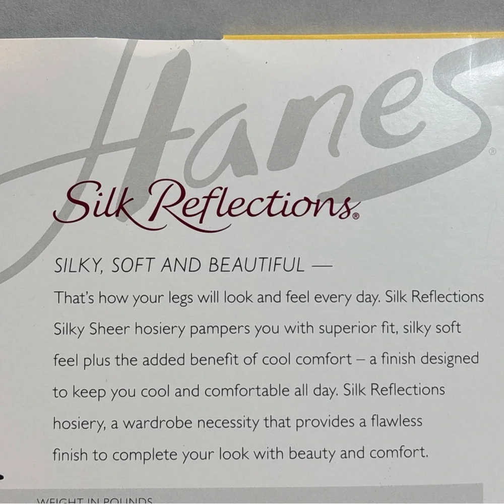Hanes Silk Reflections Silky Sheer Pantyhose